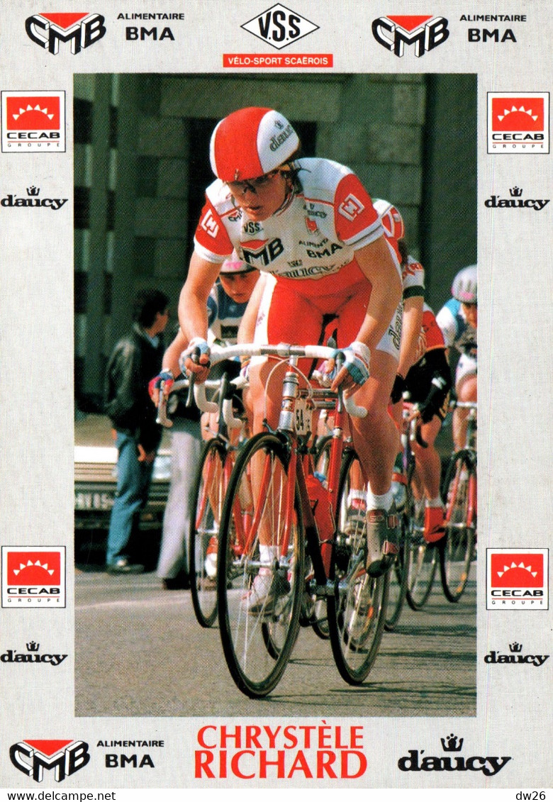 Fiche Cyclisme - Chrystèle Richard, Championne De France Cycliste Cadette Et Junior - Vélo-Club Scaërois - Sport