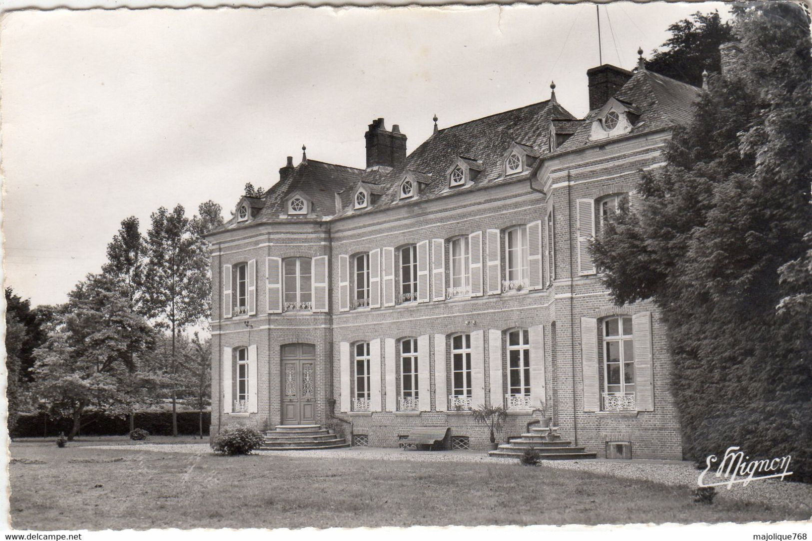 Cpa Photo Véritable De Tôtes - Le Château - - Totes