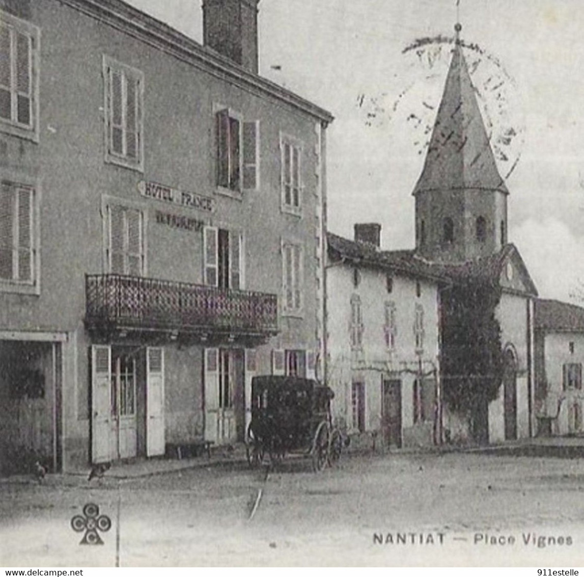 87 NANTIAT  . PLACE   VIGNES  . ( HOTEL FRANCE ) - Nantiat