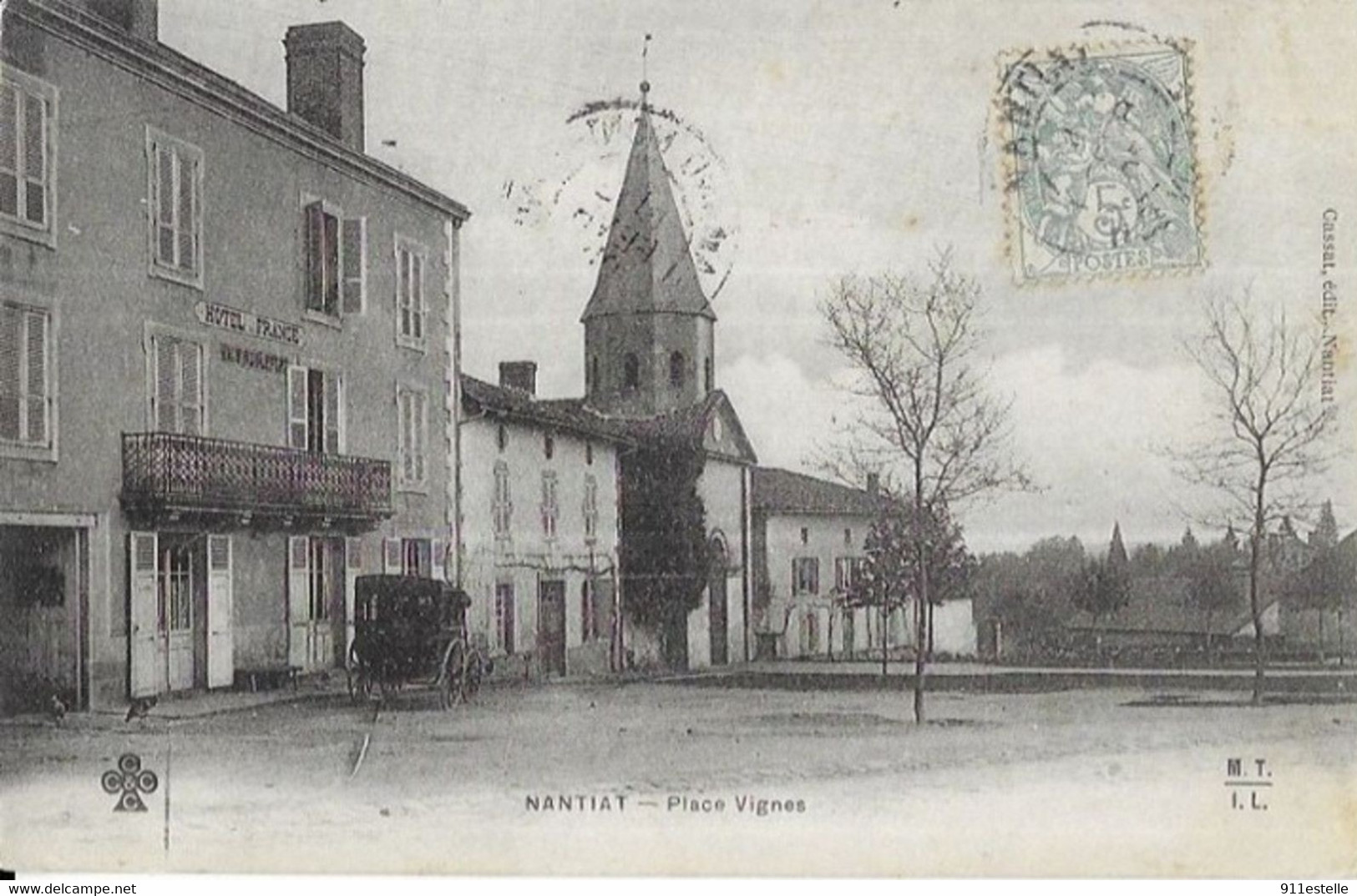 87 NANTIAT  . PLACE   VIGNES  . ( HOTEL FRANCE ) - Nantiat