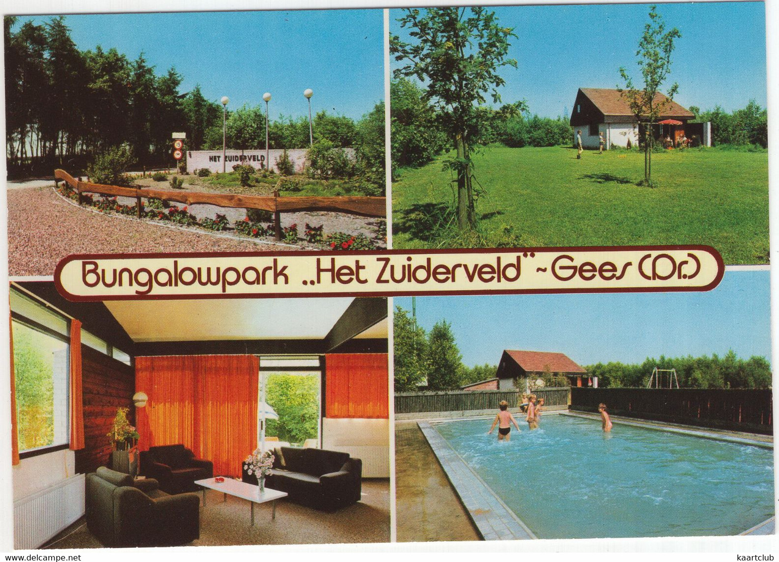 Gees - Bungalowpark 'Het Zuiderveld', Witte Menweg 4a - (Drenthe, Nederland/Holland) - Zwembad/Piscine, In- & Exterieur - Coevorden