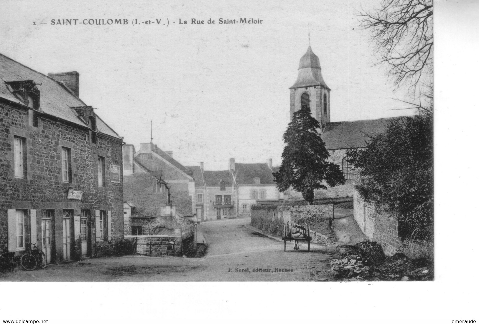 SAINT COULOMB  La Rue De St Méloir - Saint-Coulomb