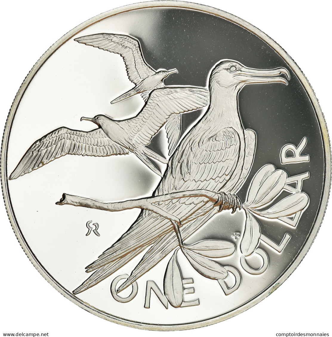 Monnaie, BRITISH VIRGIN ISLANDS, Elizabeth II, Dollar, 1976, Franklin Mint - Iles Vièrges Britanniques