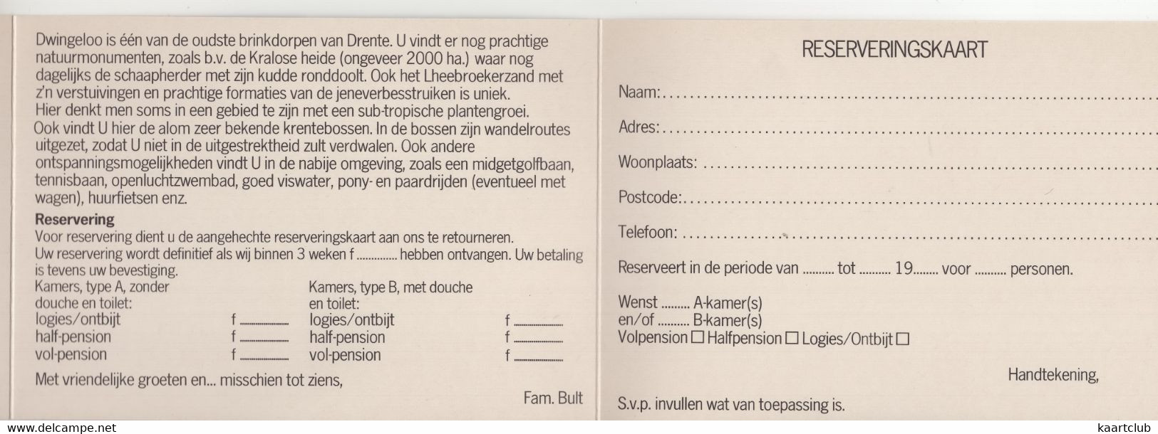 Dwingeloo - Bonds-Hotel 'De Drift', Drift 3-4 : FORD CONSUL/GRANADA - (Drenthe) - 3x 15cm X 10.5cm - Dwingeloo