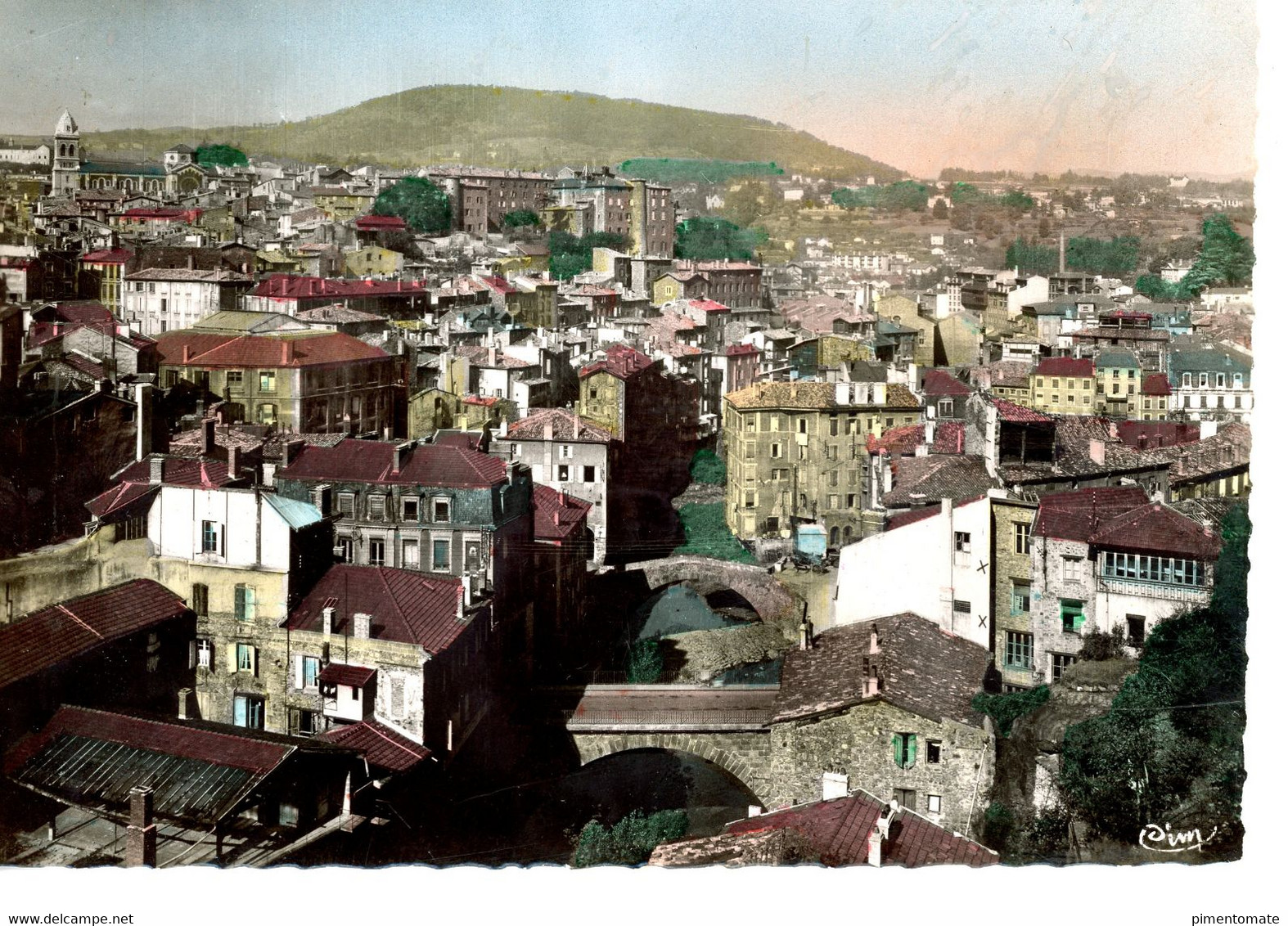 ANNONAY LES PONTS SUR LA DEUME ET COTEAU SAINTE MARIE 1953 - Annonay