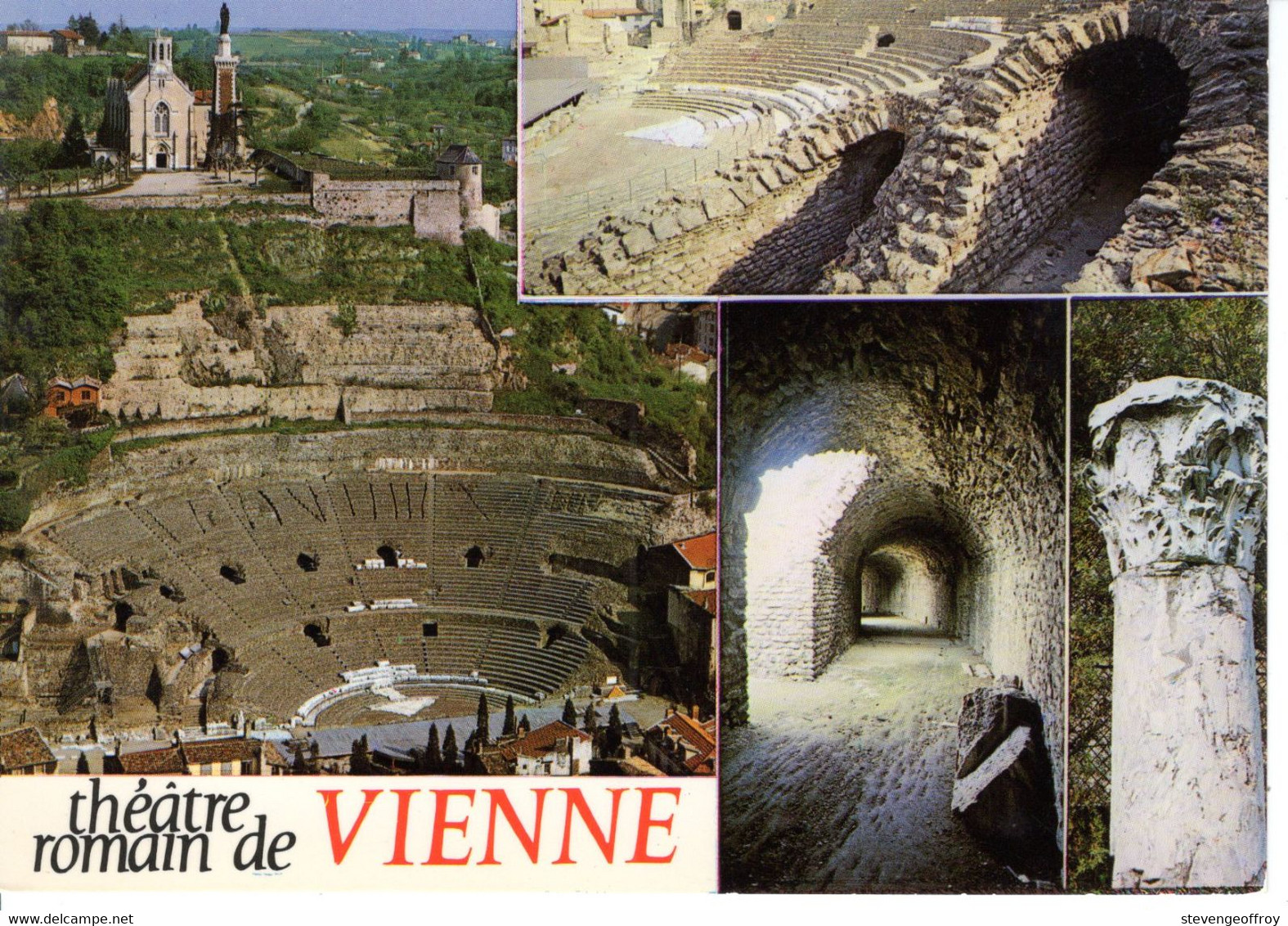 38 Isere Vienne Sur Le Rhone Le Theatre Romain Notre Dame De Pipet Edifice Histoire Patrimoine Religion - Vienne