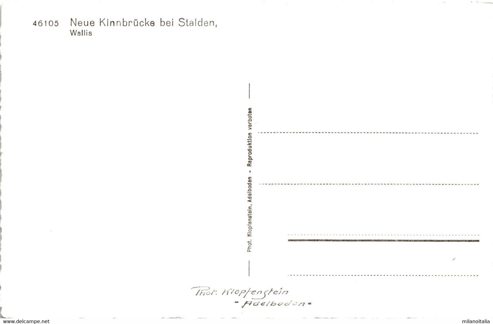 Neue Kinnbrücke Bei Stalden (46105) - Stalden