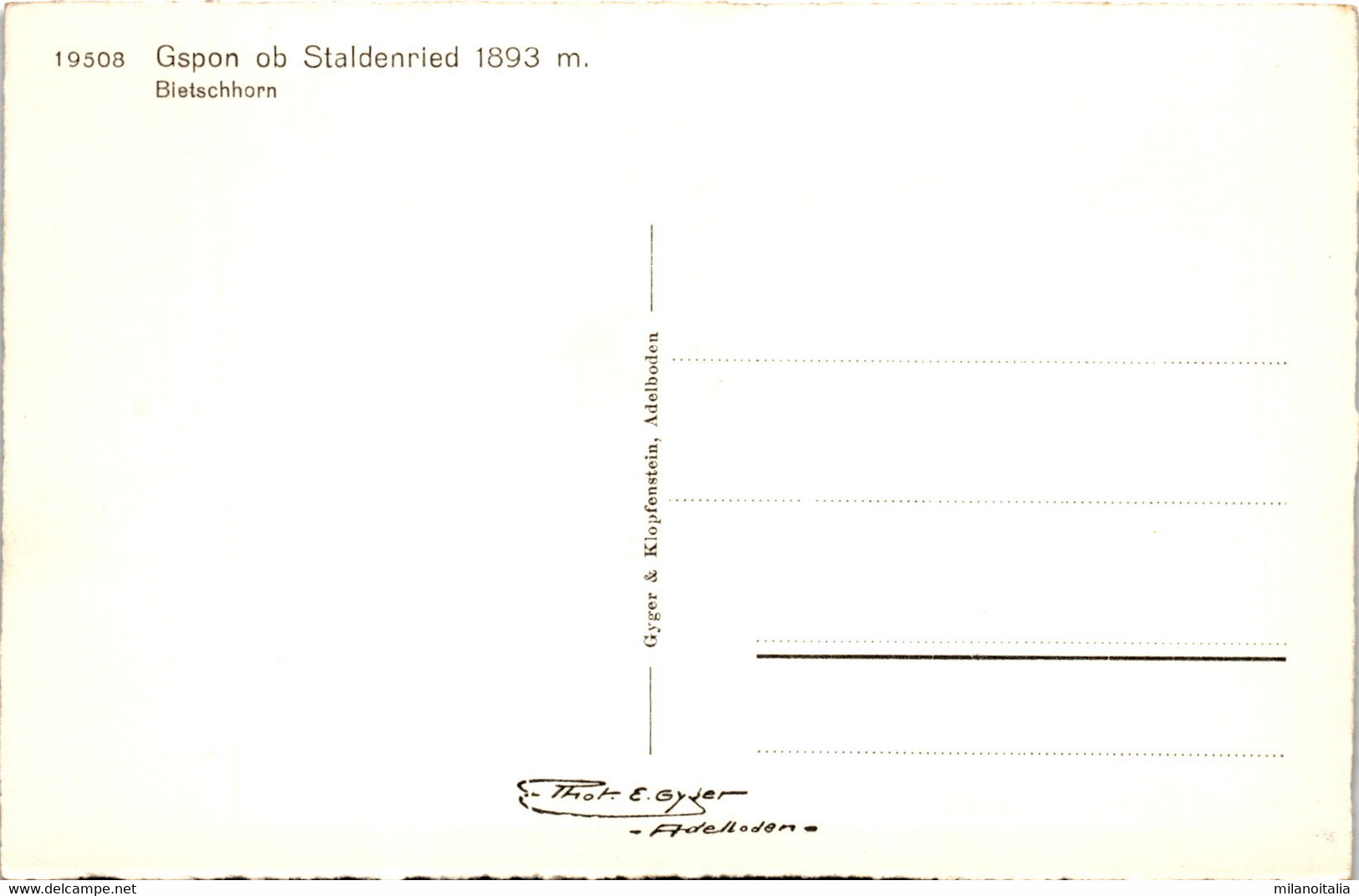 Gspon Ob Staldenried (19508) - Stalden