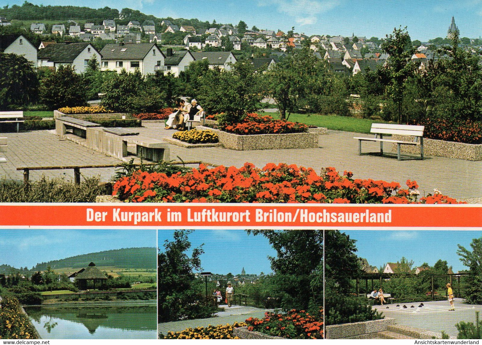 011331  Der Kurpark Im Luftkurort Brilon - Mehrbildkarte - Brilon