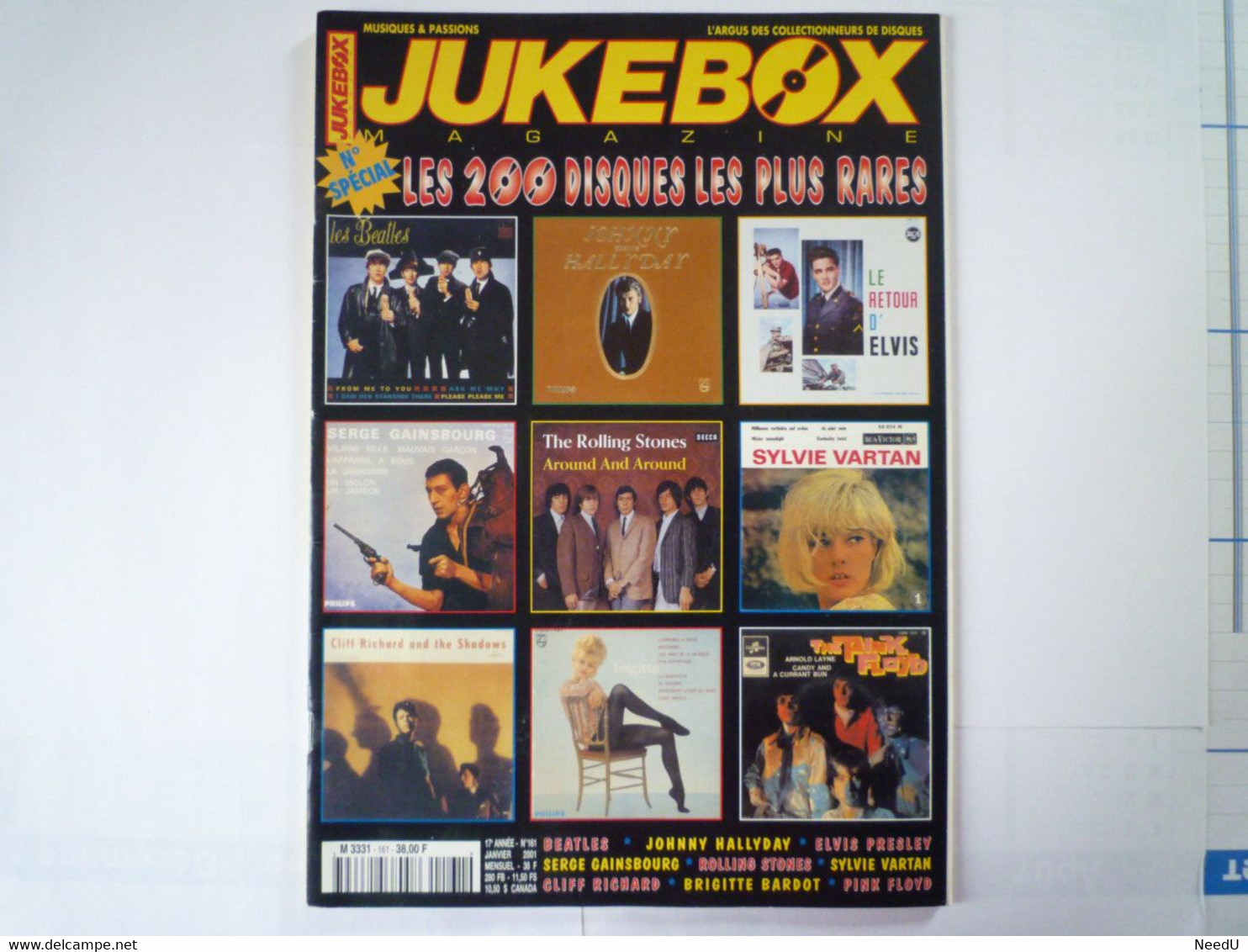 GP 2021 - 255  JUKEBOX N° Spécial  161  Les 200 DISQUES LES PLUS RARES  XXX - Musique