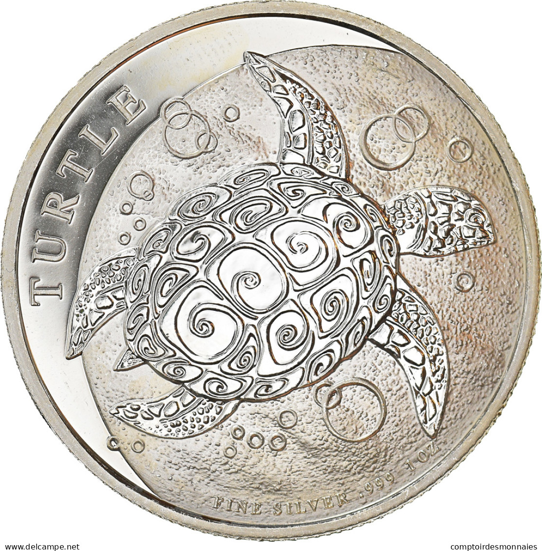 Monnaie, Niue, Turtle, 2 Dollars, 2016, Proof, FDC, Argent - Niue