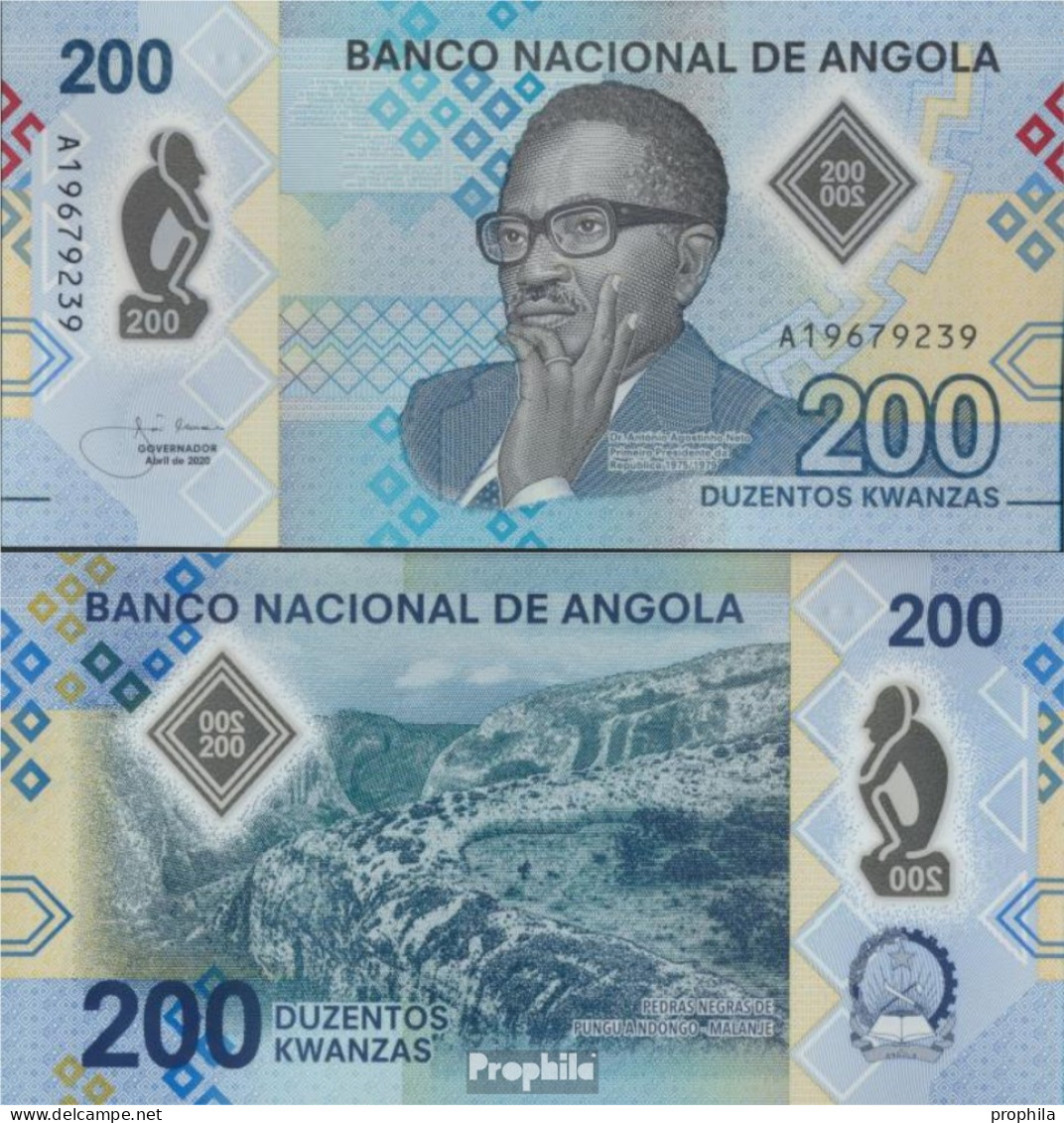 Angola Pick-Nr: W160 Bankfrisch 2020 200 Kwanzas - Angola