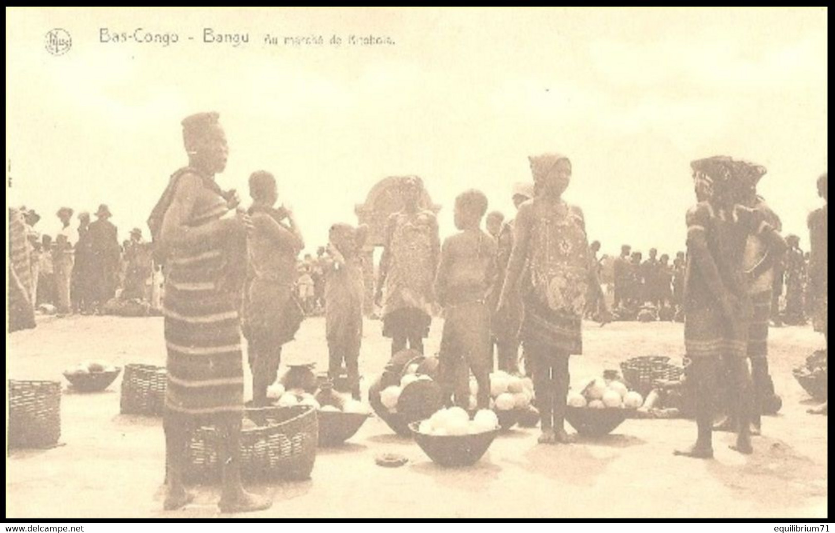 Congo - CP/Briefkaart - Bangu - Au Marché De Kitobola / Op De Markt Van Kitobola - Neuve/Ongebruikt ** - Africa