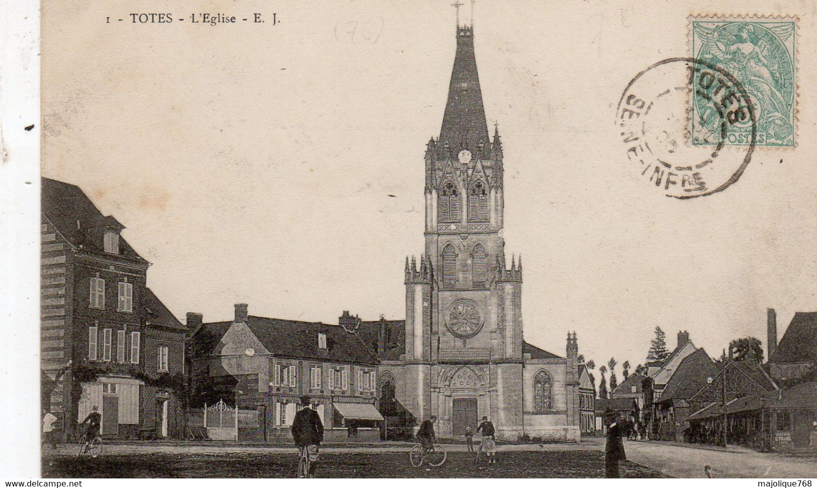 Cpa De Tôtes - L'Eglise - - Totes