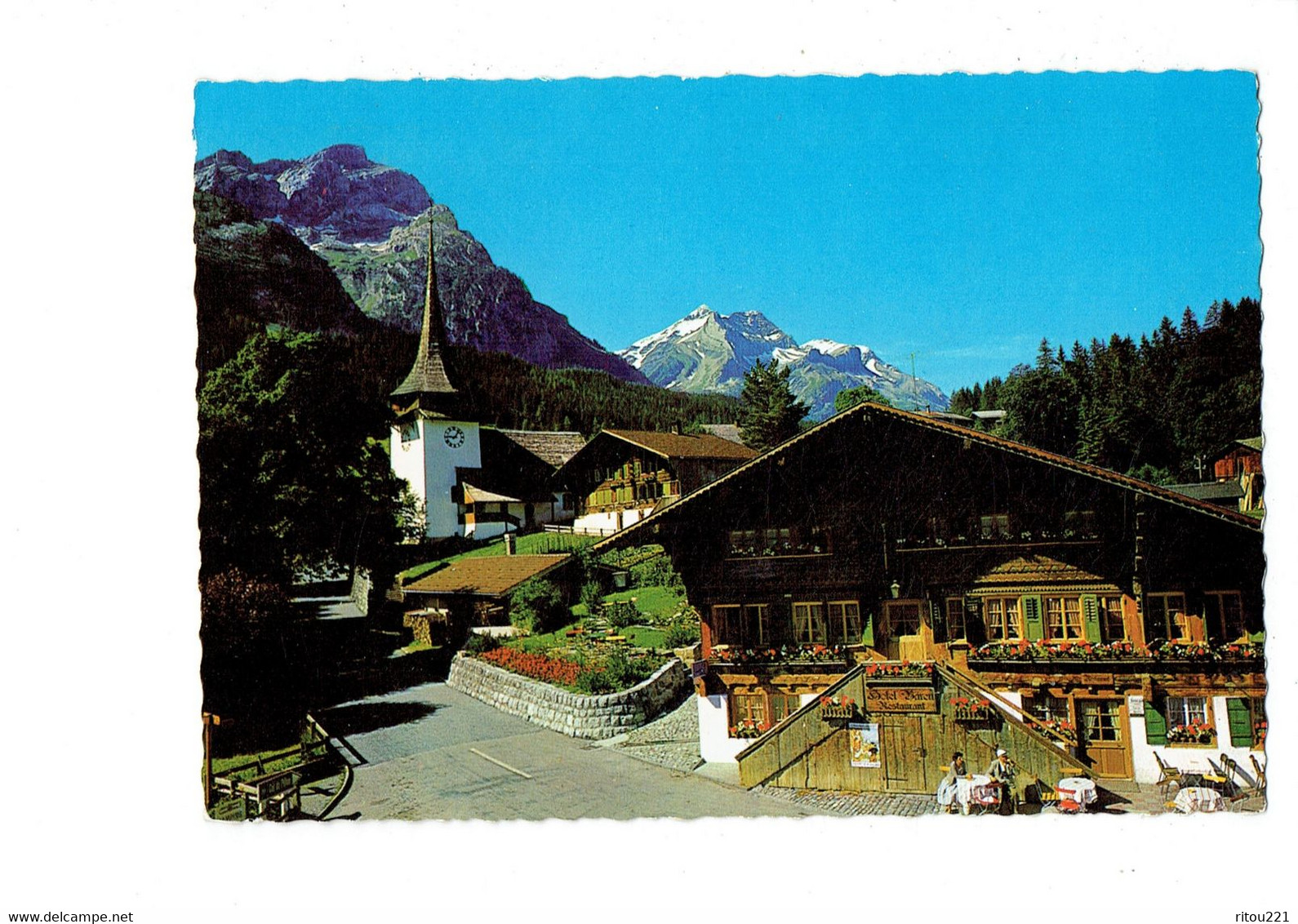 Cpm - Gsteig - HOTEL RESTAURANT Bären - N°8778 Color Photo - Gsteig Bei Gstaad