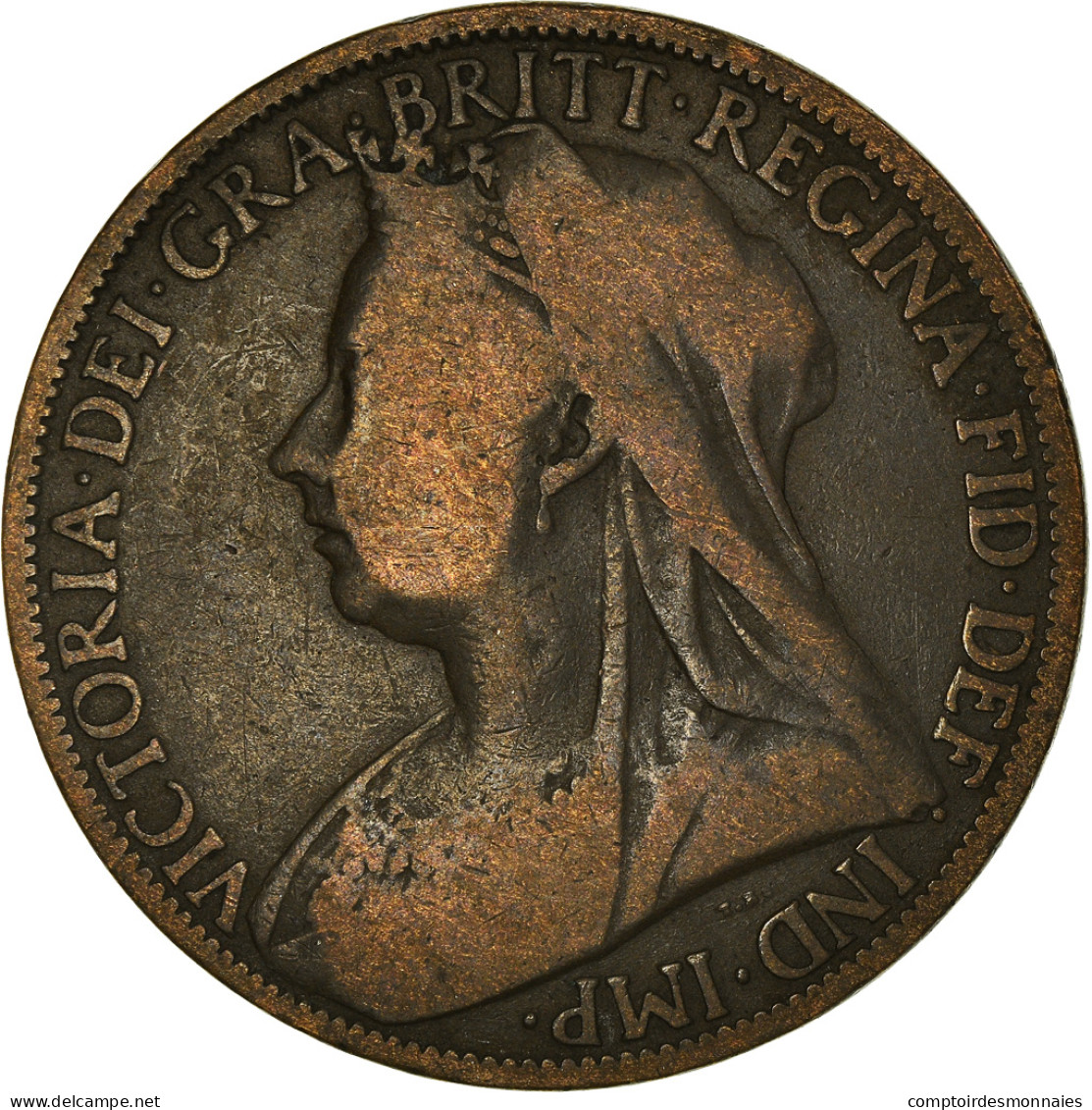 Monnaie, Grande-Bretagne, Victoria, Penny, 1898, TB, Bronze, KM:790 - D. 1 Penny