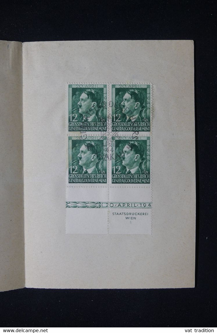 ALLEMAGNE / POLOGNE - Document Souvenir En 2 Volets De Krakau En 1944 - L 111432 - General Government