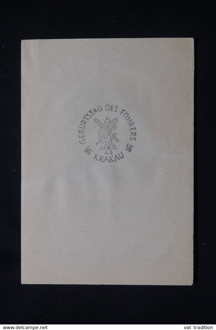 ALLEMAGNE / POLOGNE - Document Souvenir En 2 Volets De Krakau En 1944 - L 111434 - General Government