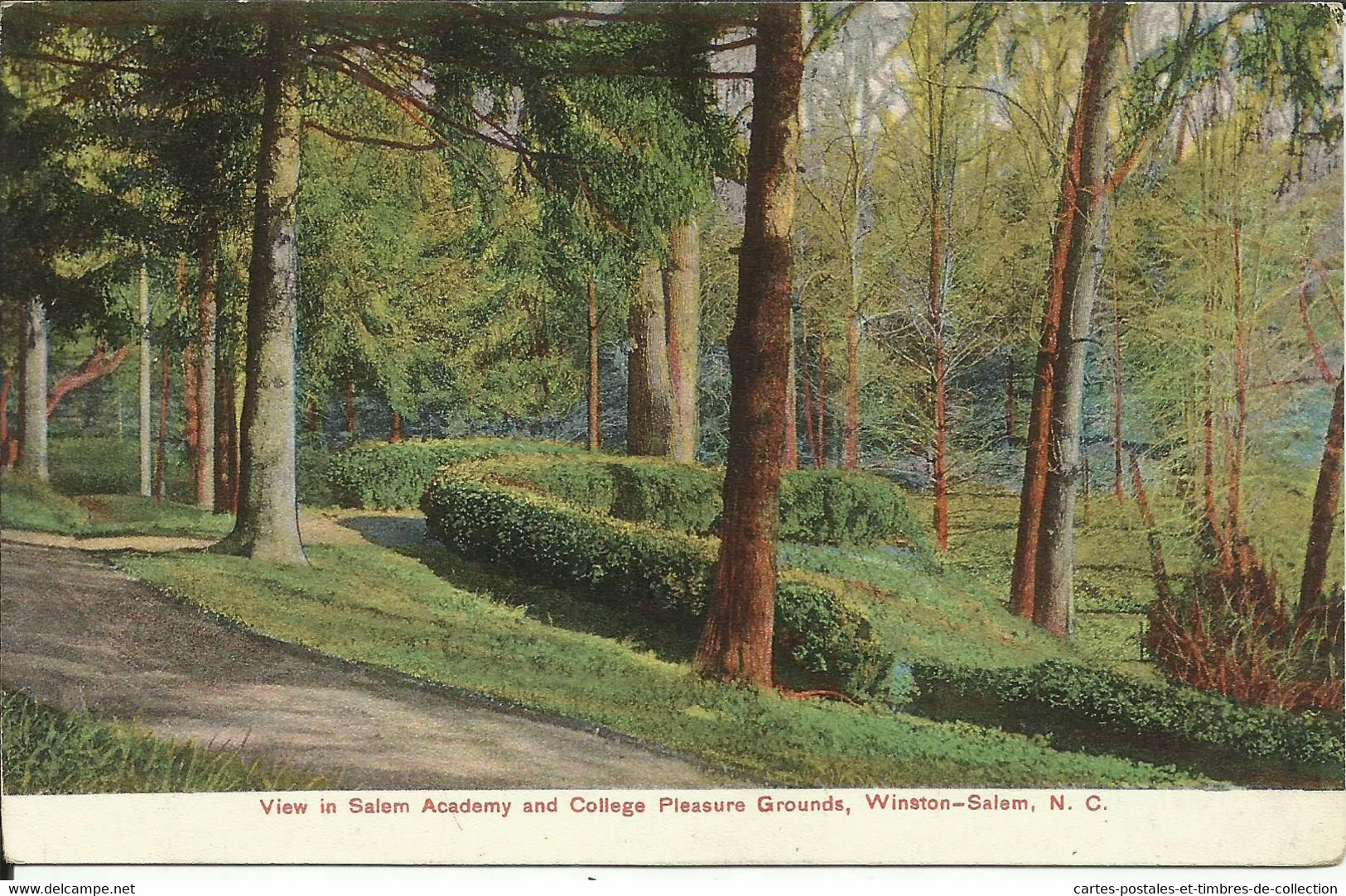 View In Salem Academy And College Pleasure Grounds , Winston Salem , NC , µ - Winston Salem