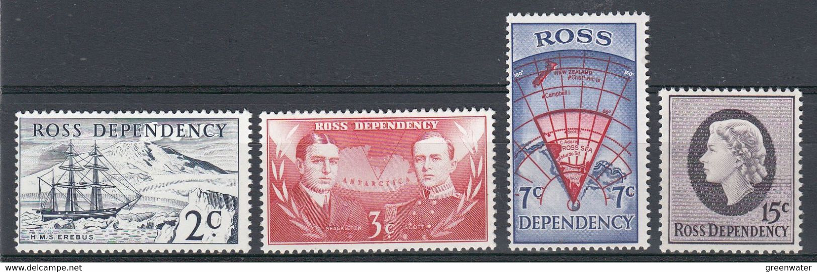 Ross 1967 Definitives 4v ** Mnh (57362) - Ongebruikt