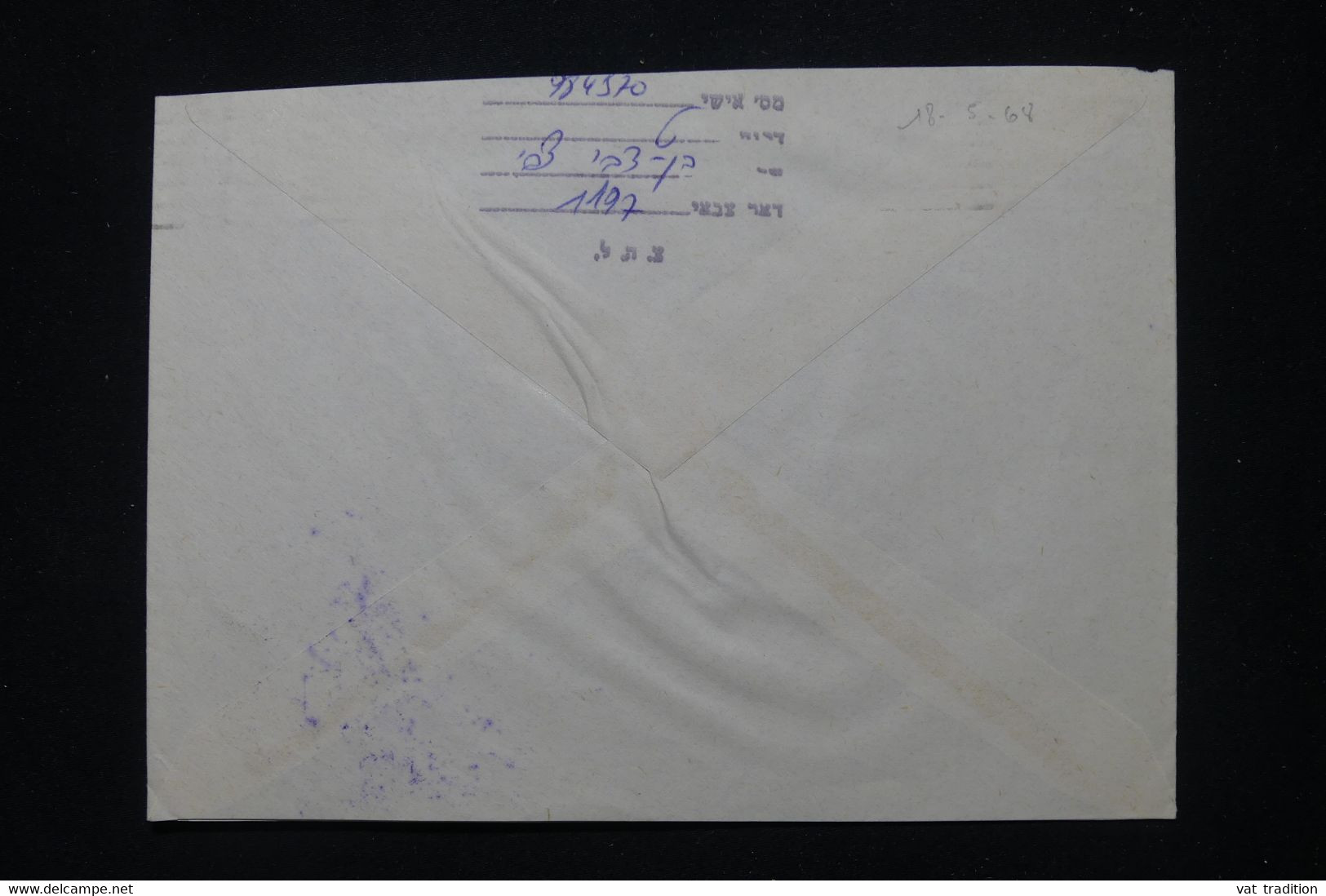 ISRAËL - Enveloppe Avec Cachet De Censure - L 111440 - Brieven En Documenten