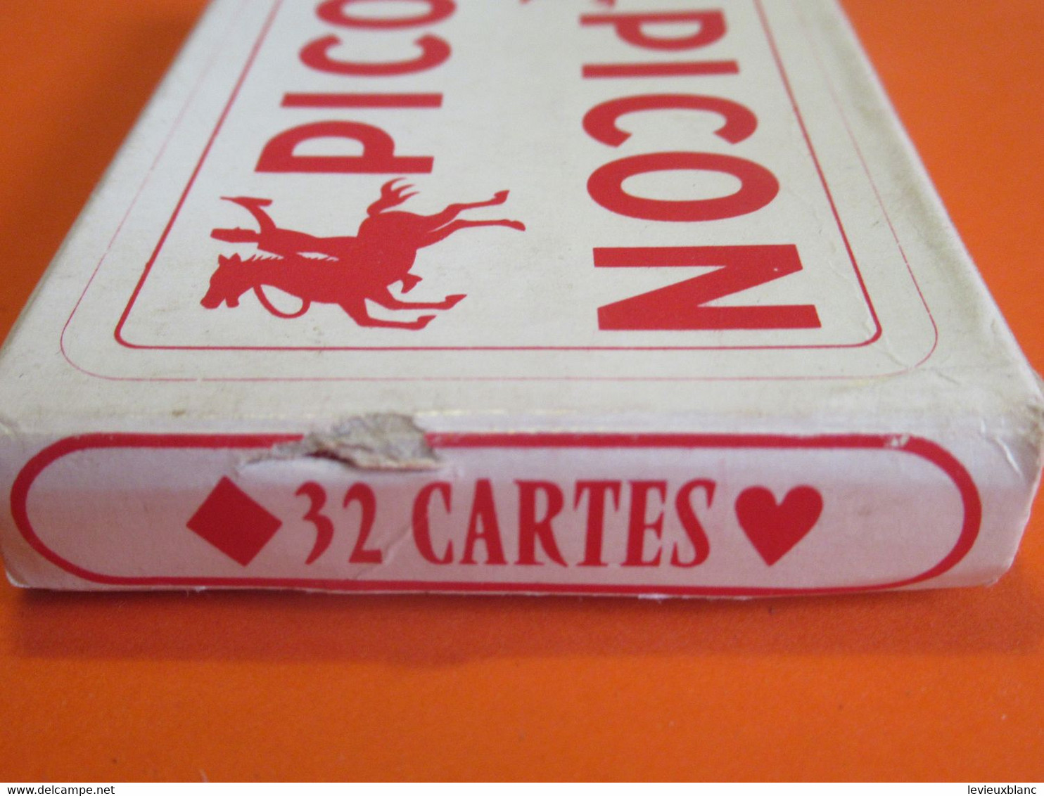 Jeu De Cartes Publicitaire Ancien Usagé/ PICON/ 32 Cartes / Belote-Piquet-Manille/ Vers 1950-1960      JE247 - Other & Unclassified