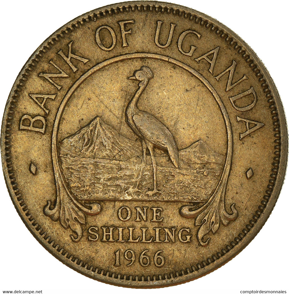 Monnaie, Uganda, Shilling, 1966, TB, Cupro-nickel, KM:5 - Uganda