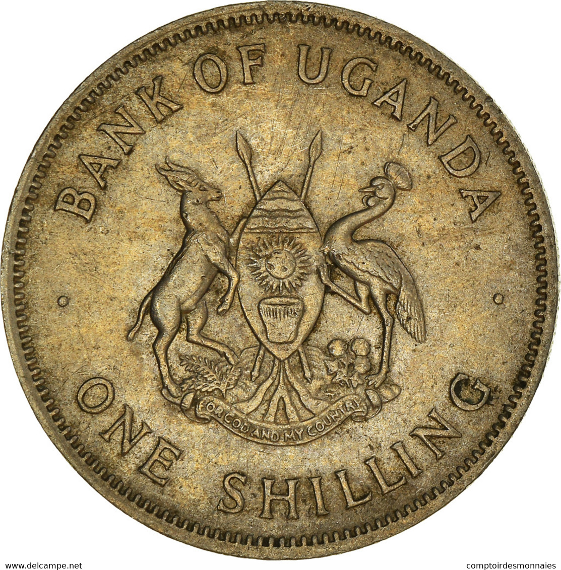 Monnaie, Uganda, Shilling, 1966, TB+, Cupro-nickel, KM:5 - Uganda