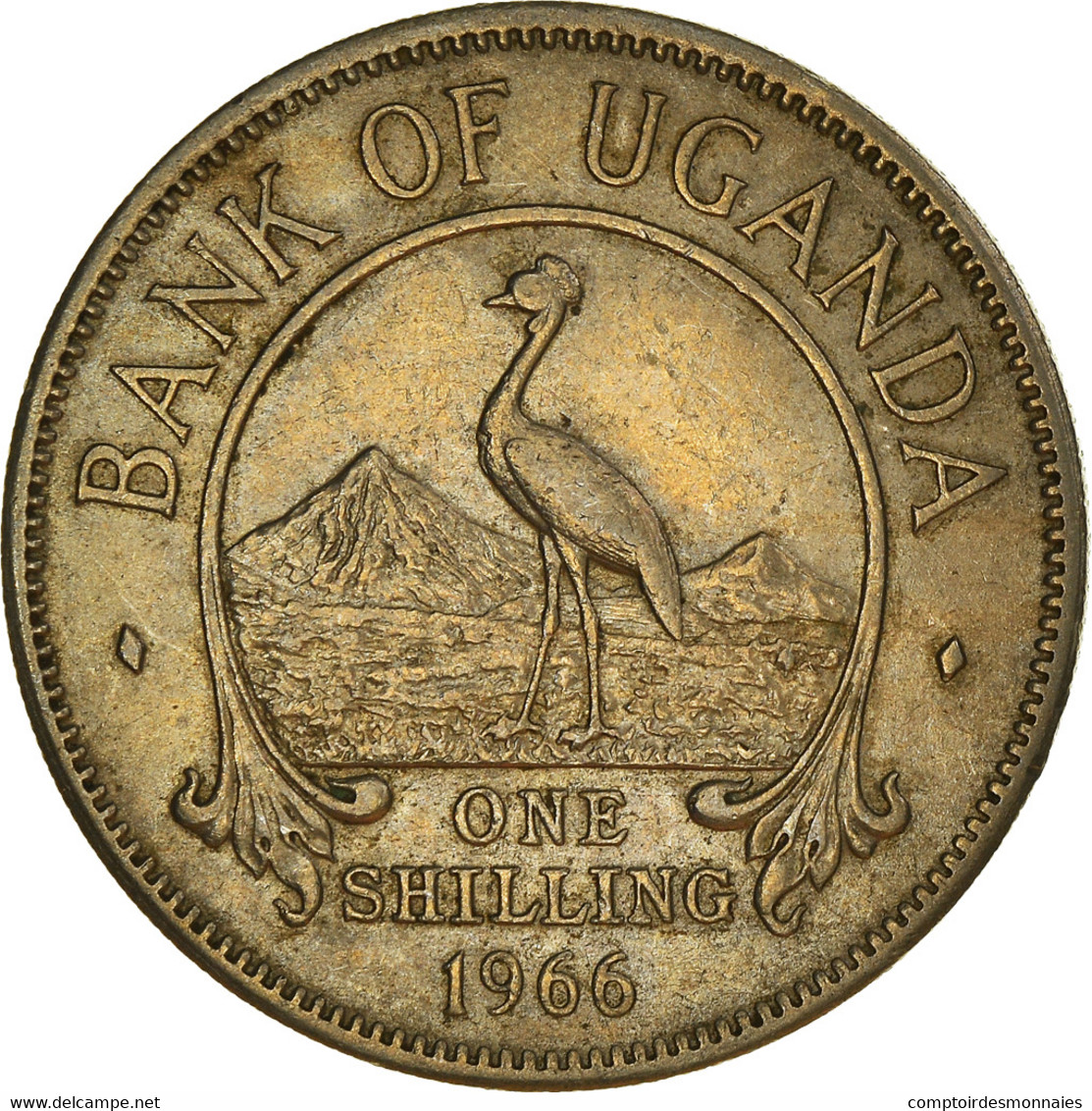 Monnaie, Uganda, Shilling, 1966, TB+, Cupro-nickel, KM:5 - Oeganda