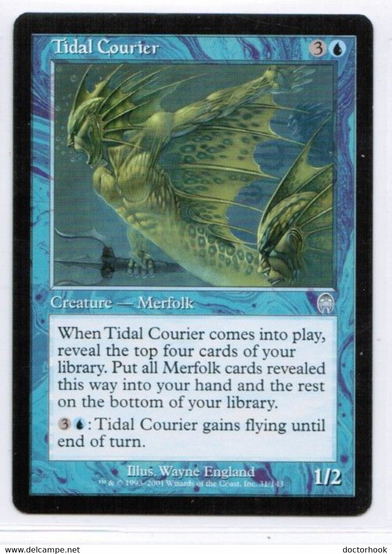 MAGIC The GATHERING  "Tidal Courier"---APOCALYPSE (MTG--126-2) - Sonstige & Ohne Zuordnung