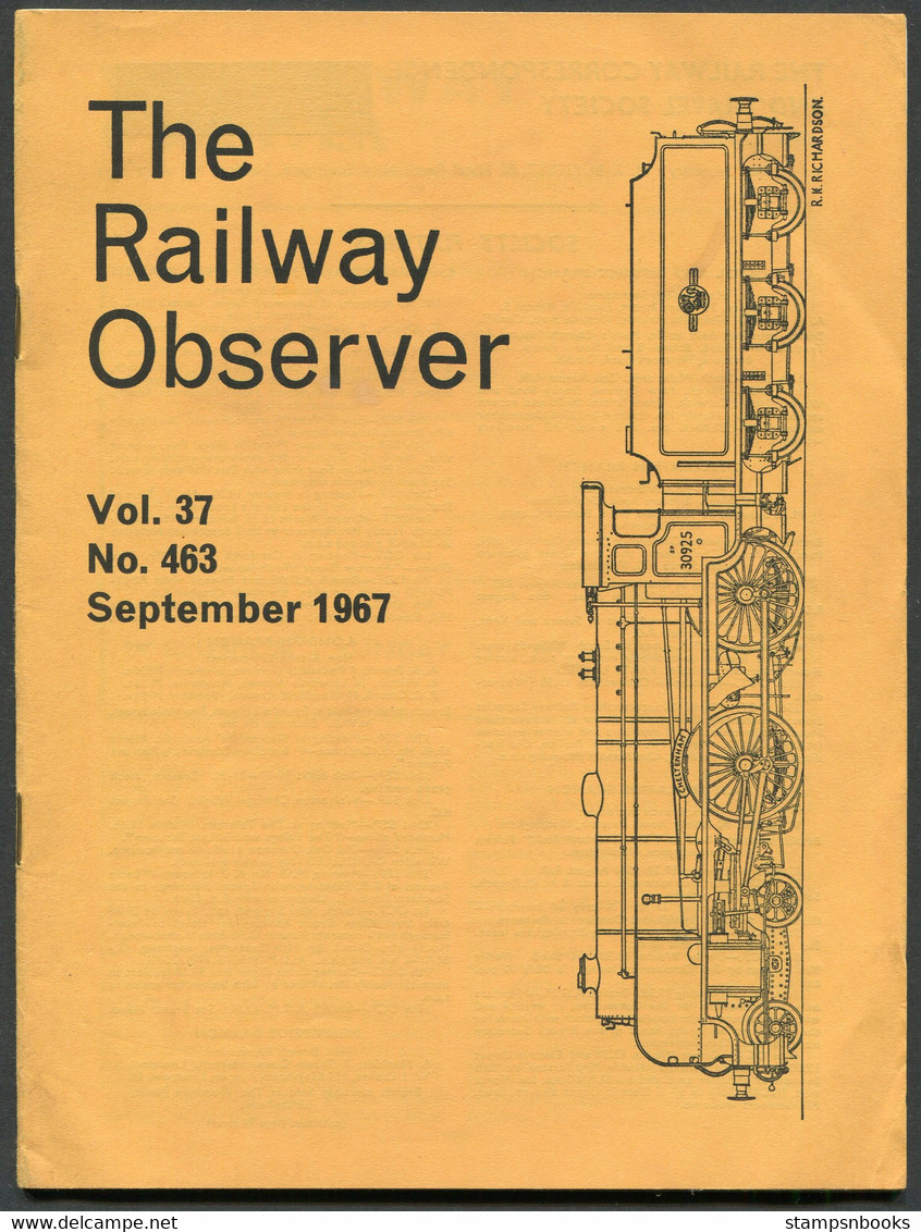 September 1967 The Railway Observer - The Railway Correspondence And Travel Society - Europe