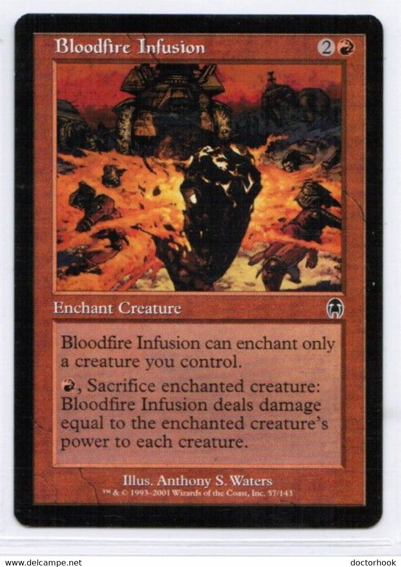 MAGIC The GATHERING  "Bloodfire Infusion"---APOCALYPSE (MTG--126-9) - Autres & Non Classés