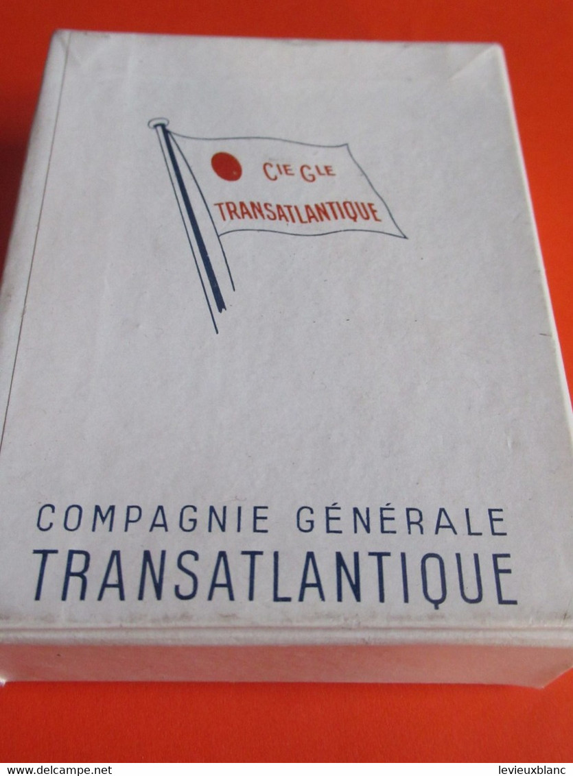 Jeu De Cartes Publicitaire Ancien / COMPAGNIE GENERALE TRANSATLANTIQUE/French Line/ 56 Cartes / Vers 1950-1960    JE248 - Autres & Non Classés