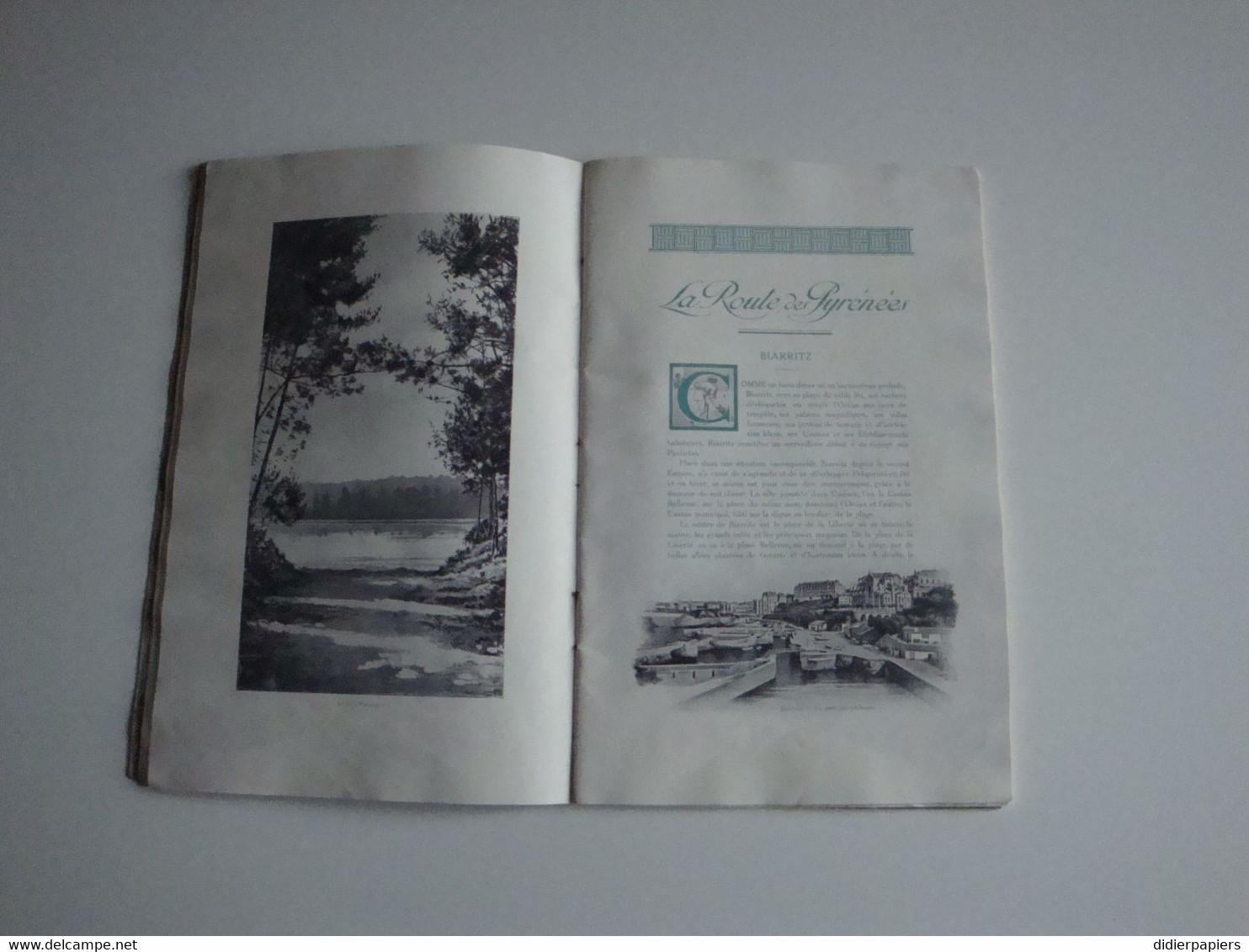 Guide Touristique BERGOUGNAN,la Côte D'Argent Et Les Pyrénées,2ème De La Série,1920,voir Descriptif - Toeristische Brochures