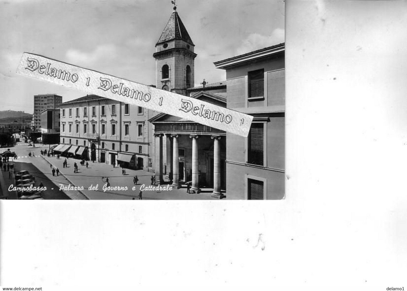 Molise-- Campobasso E Prov. --- CAMPOBASSO -- Palazzo Del Governo E Cattedrale - Campobasso