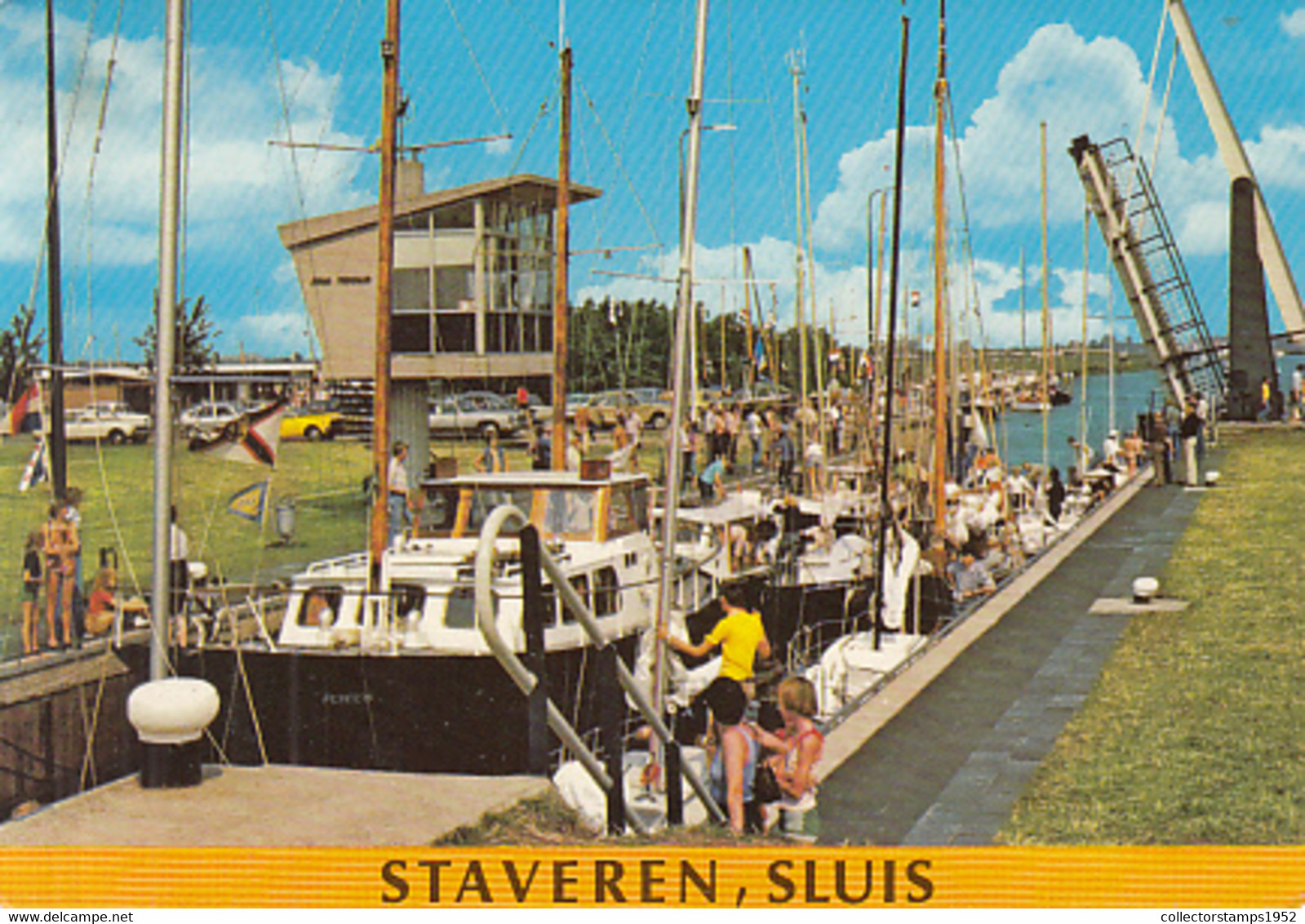 W0007- SLUIS STAVOREN CANAL, SHIP - Stavoren