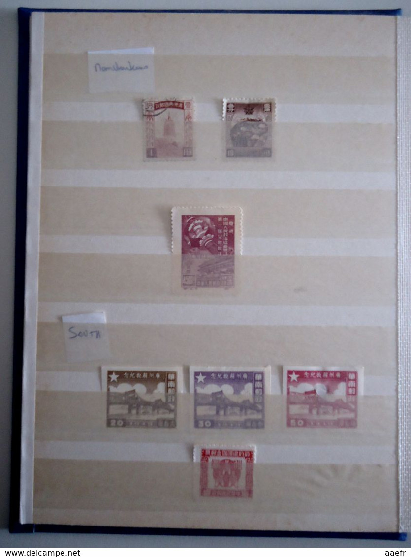 Chine - Plus De 130 Timbres Différents Dans Un Album + 1 Lettre Recommandée Et Un Entier Postal - Colecciones (en álbumes)