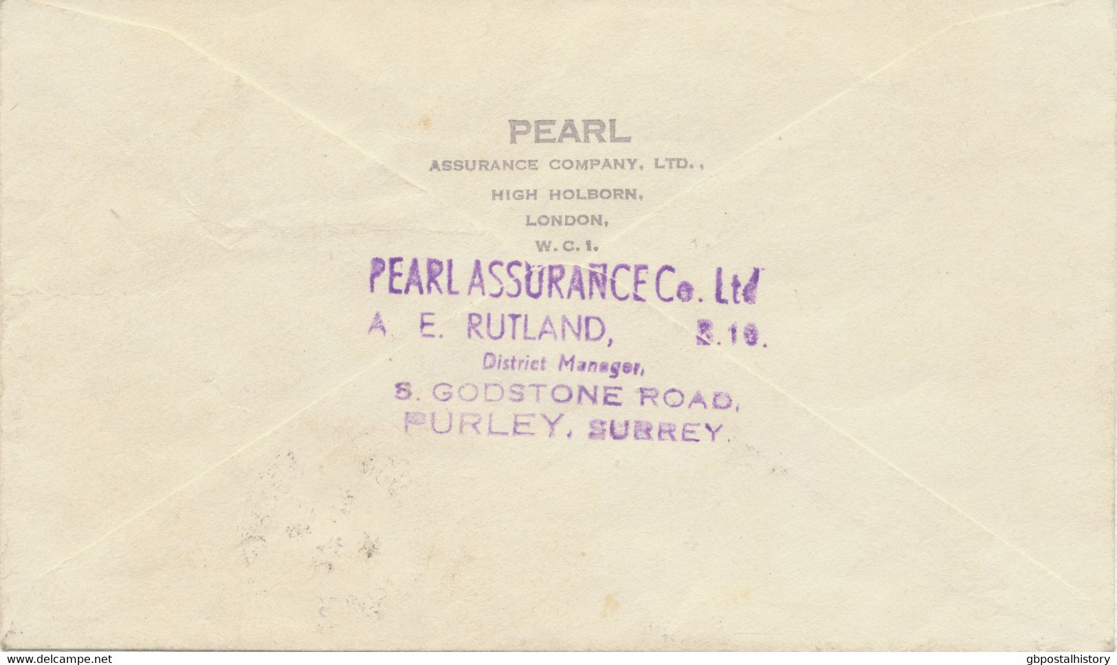 GB 1965 Superb Unpaid Cover W Skeleton Postmark „CROYDON / SURREY“ (29mm), Also Postage Due 6d CHARGE NOT COLLECTED - Portomarken