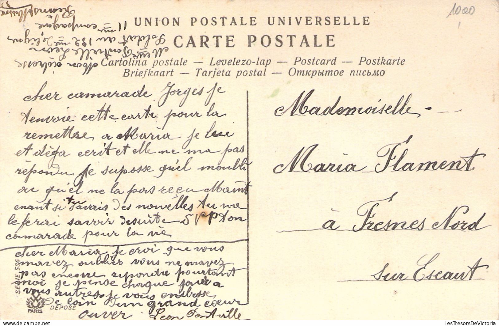 Je Vous Envoie Un Bécot De Reims - Train - Union Postale Universelle - Saluti Da.../ Gruss Aus...