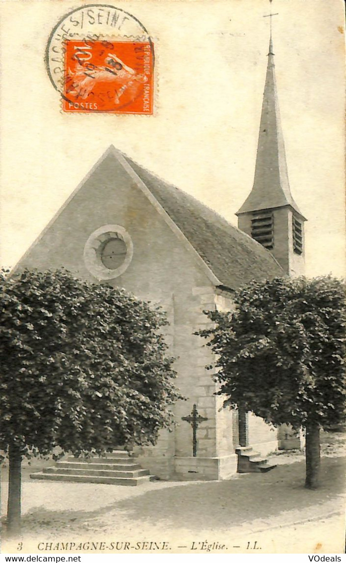 037 063 - CPA - France (77)  Seine Et Marne - Champagne-sur-Seine - L'Eglise - Champagne Sur Seine