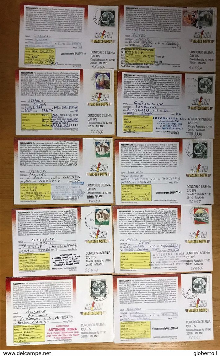 Italia/Italy/Italie: Lotto Di 10 Cartoline Selenia, Lot Of 10 Selenia Postcards, Lot De 10 Cartes Postales Selenia - Lotti E Collezioni