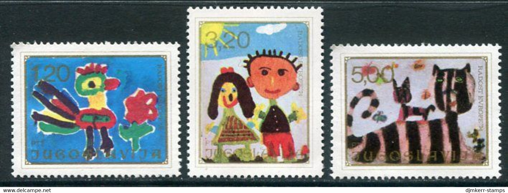 YUGOSLAVIA 1974 Joy Of Europe Children's Meeting MNH / **.  Michel 1573-75 - Neufs