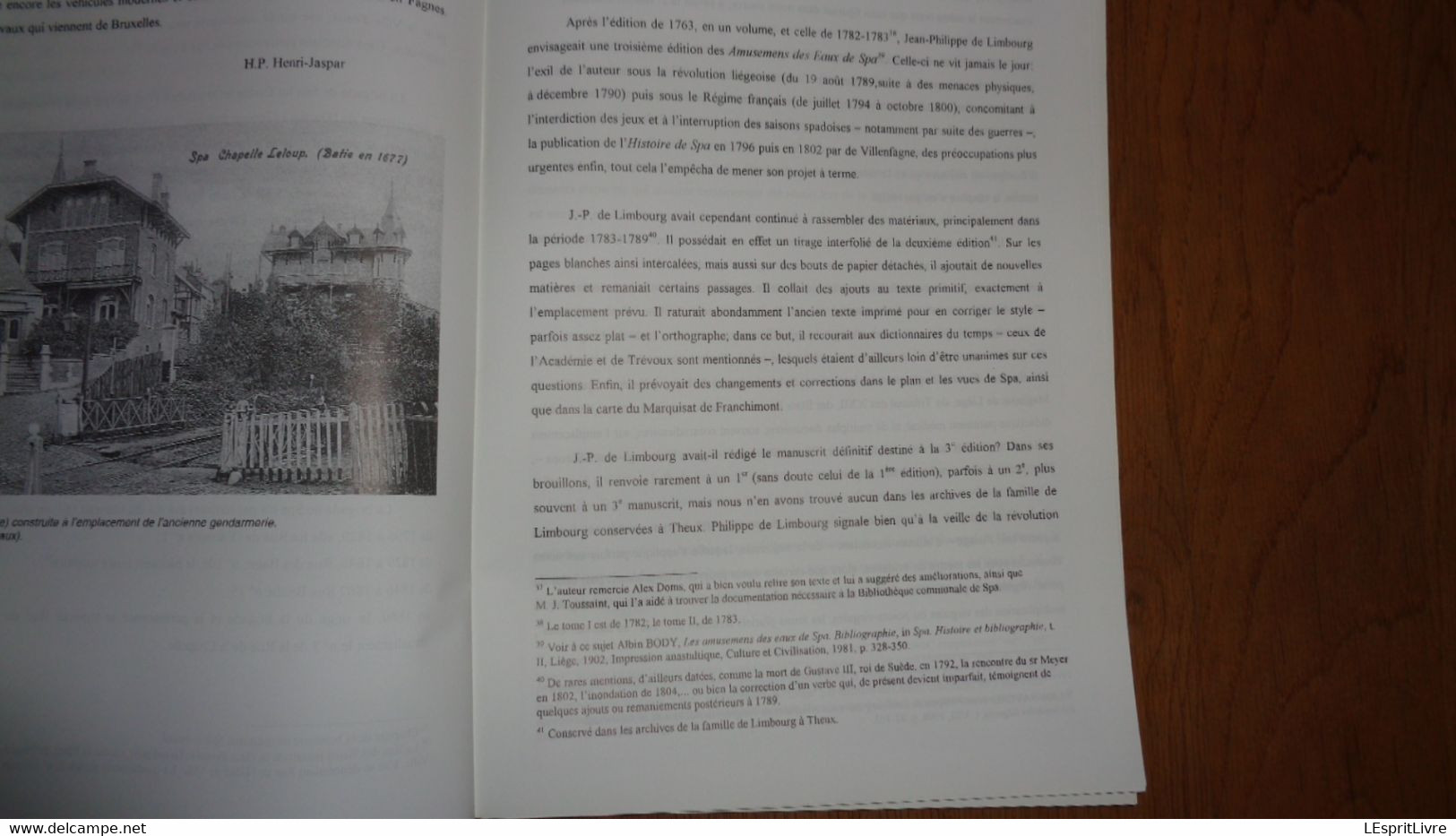 HISTOIRE ET ARCHEOLOGIE SPADOISES 98 Régionalisme Liège Spa Bois de Spa Herde Troupeau Herdier Eau Amusemens Fontaine