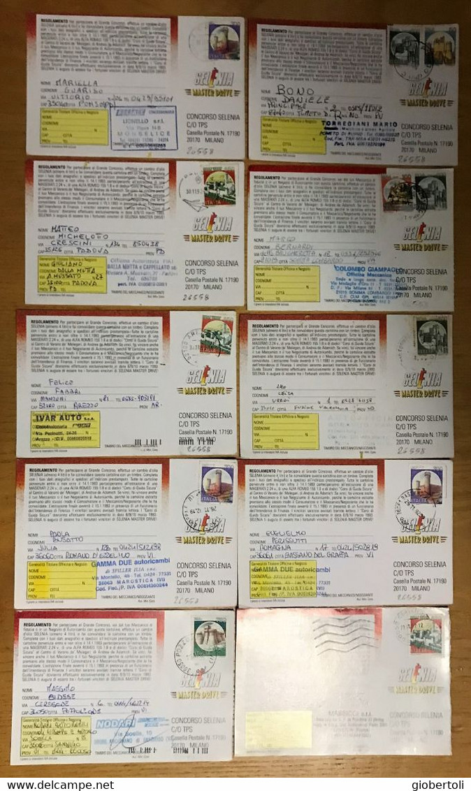 Italia/Italy/Italie: Lotto Di 10 Cartoline Selenia, Lot Of 10 Selenia Postcards, Lot De 10 Cartes Postales Selenia - Lotti E Collezioni