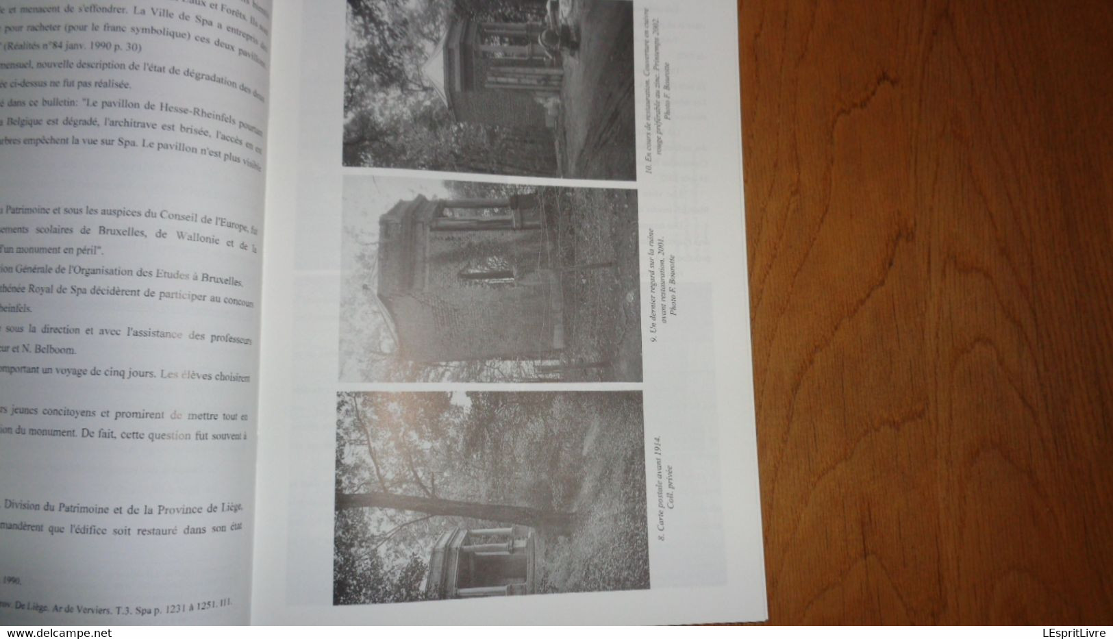 HISTOIRE ET ARCHEOLOGIE SPADOISES 112 Régionalisme Spa Restauration Pavillon Hesse Rheinfeld Petit Trianon Waux Hall