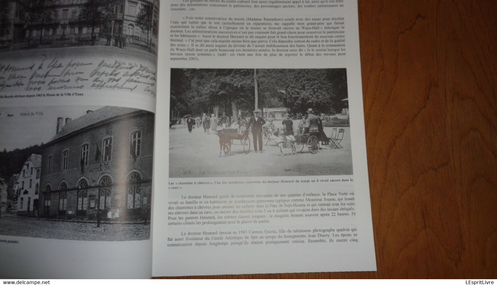 HISTOIRE ET ARCHEOLOGIE SPADOISES 113 Régionalisme Spa Amédée Hesse Docteur Henrard Waux Hall Jolités Fouquier Rigadin