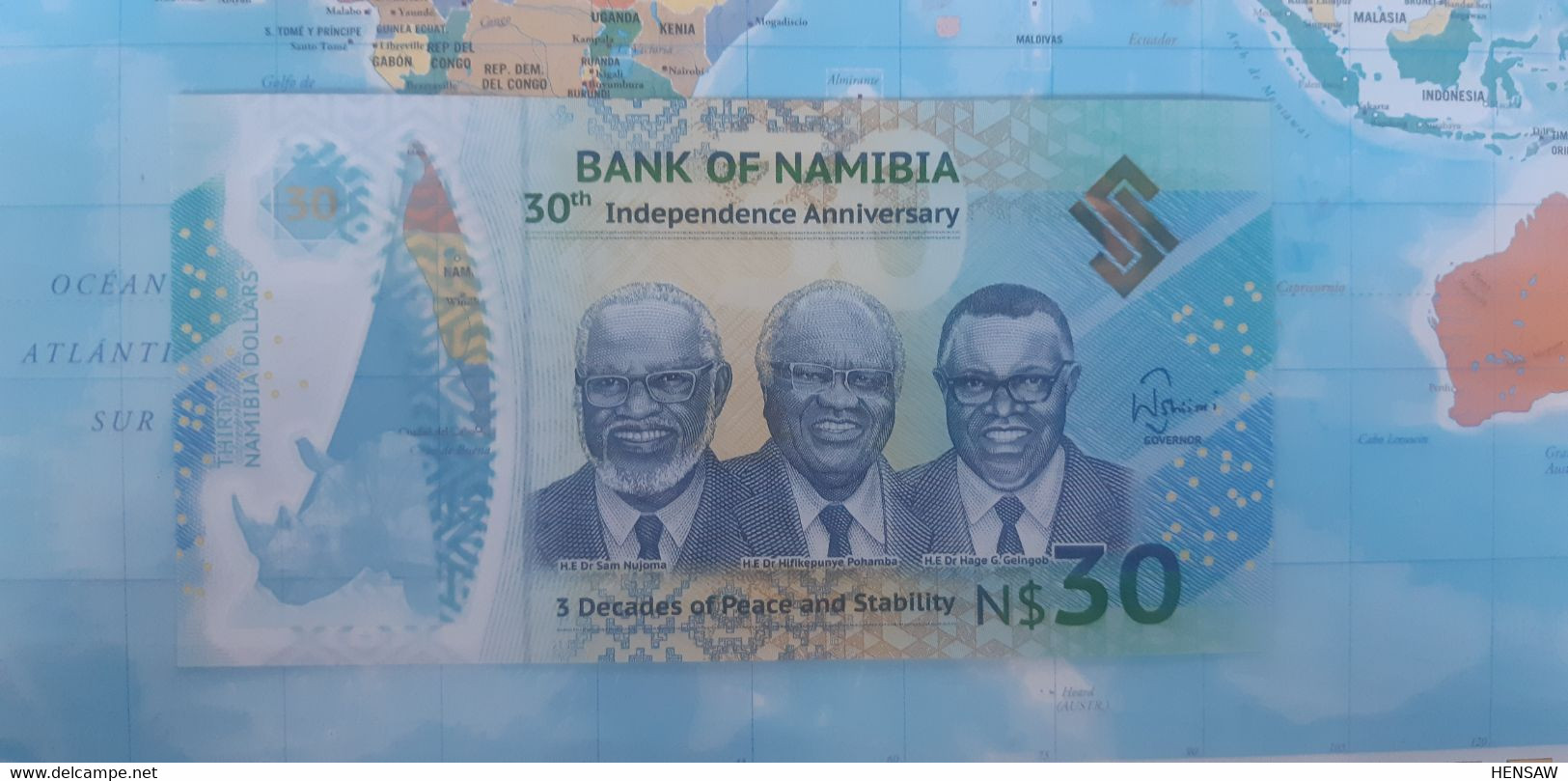 NAMIBIA P 18 30 DOLLARS 2020 COMMEMORATIVE UNC - Namibia