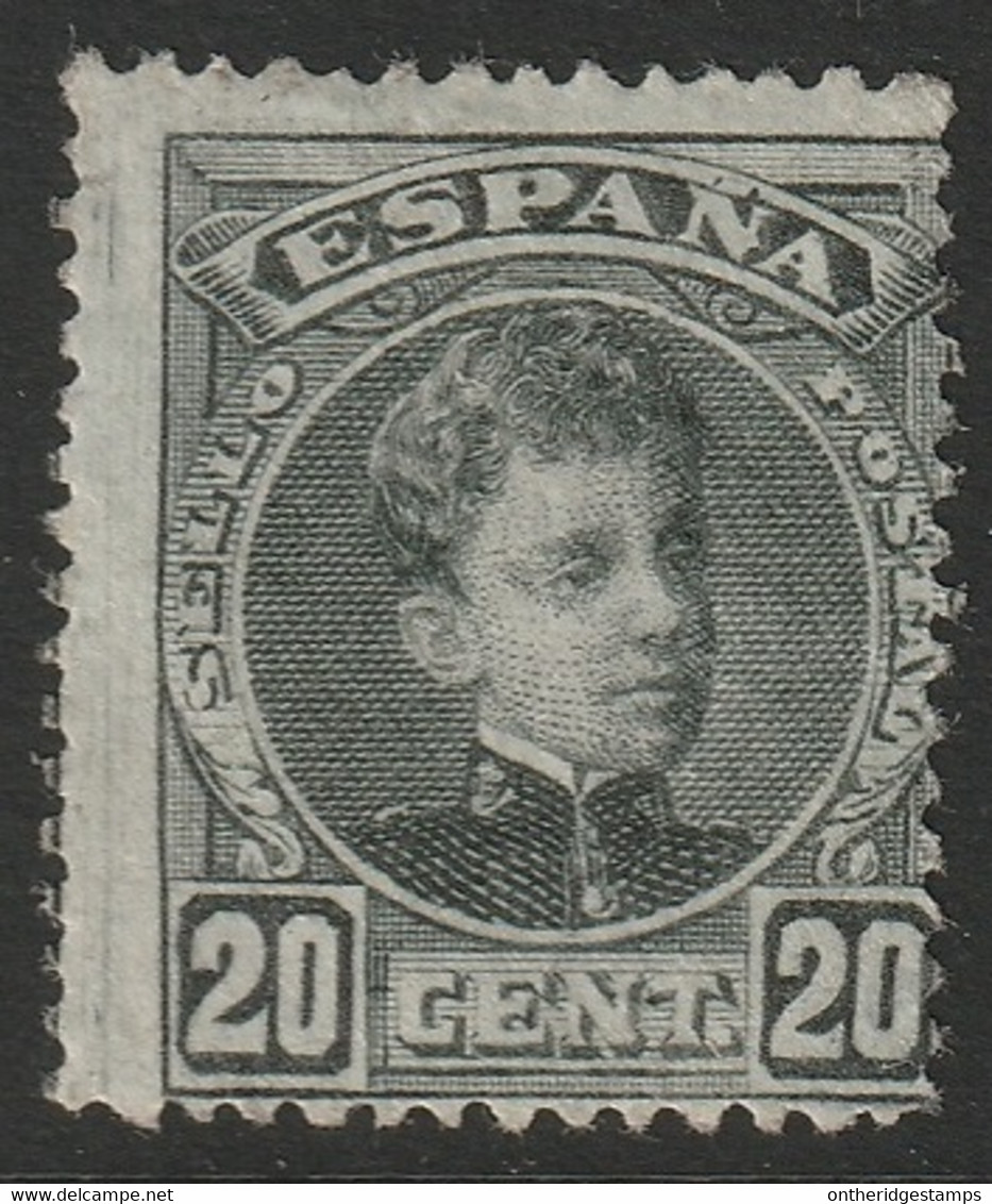 Spain 1901 Sc 278 Espagne Ed 247 Yt 217 MH* Partial Gum - Nuevos