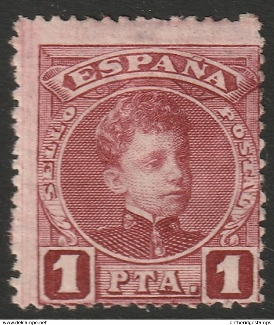 Spain 1901 Sc 284 Espagne Ed 253 Yt 223 MH* Disturbed Gum - Nuevos