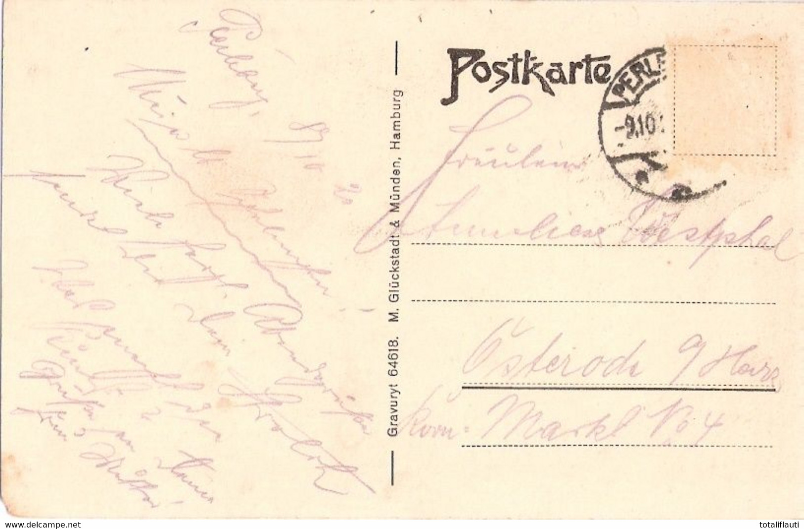 PERLEBERG Prignitz Hagen Promenade Links Wohlbehütete Kinder Elegante Damen Gelaufen 9.10.1920 Marke Abgefallen - Perleberg